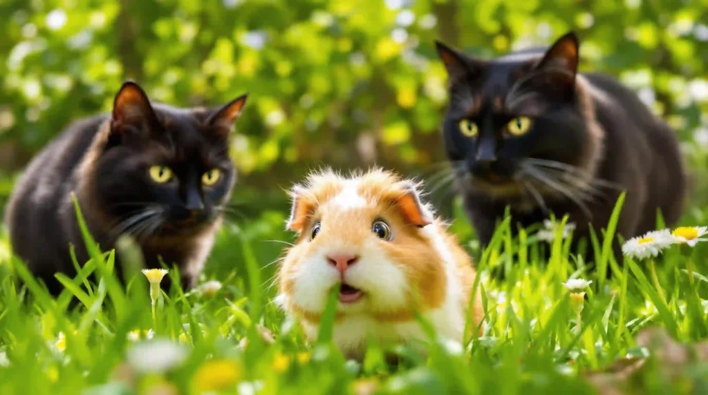 can guinea pigs eat outside grass