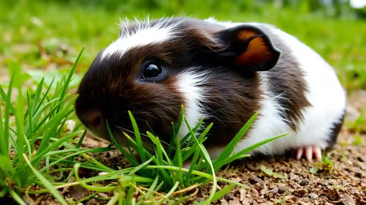 can guinea pigs eat outside grass